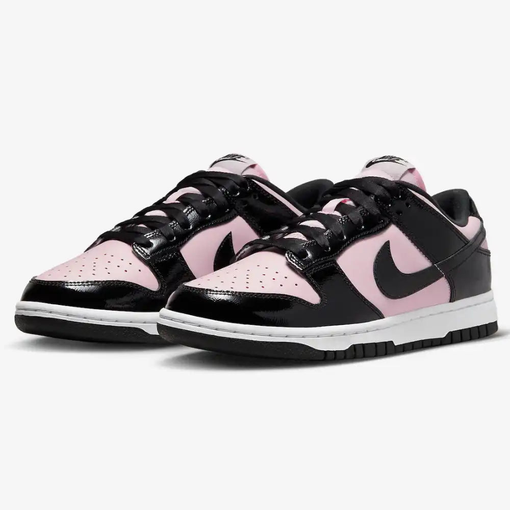 Dunk Low Black Patent Pink
