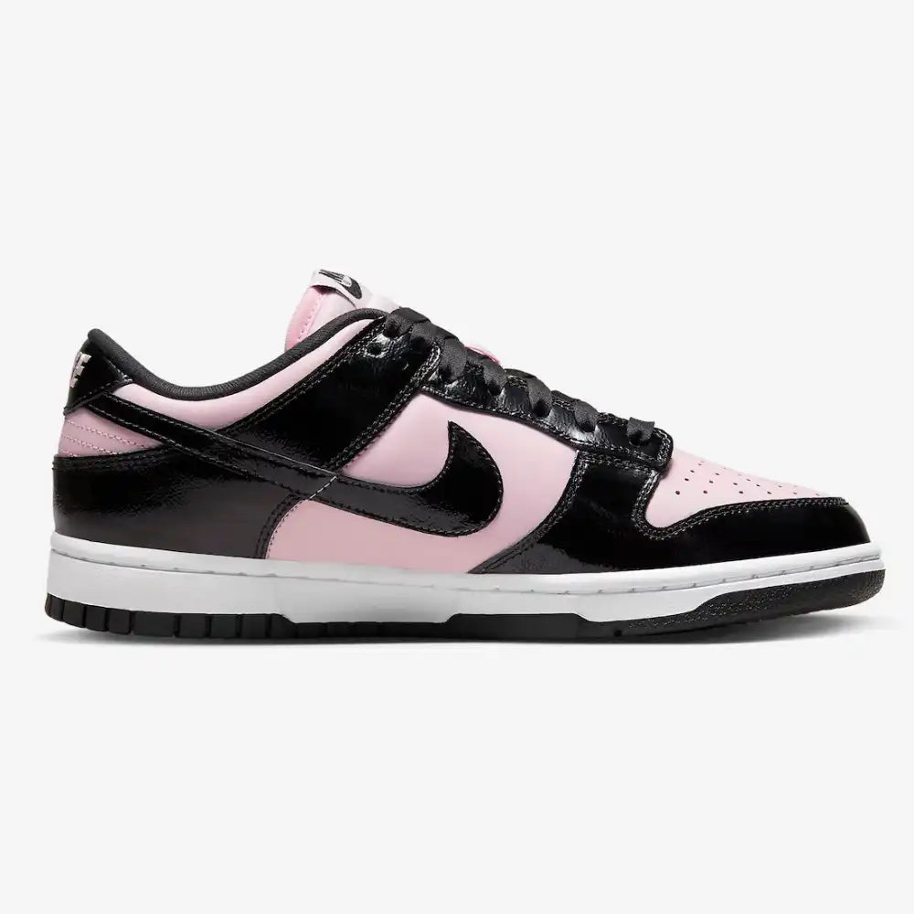 Dunk Low Black Patent Pink