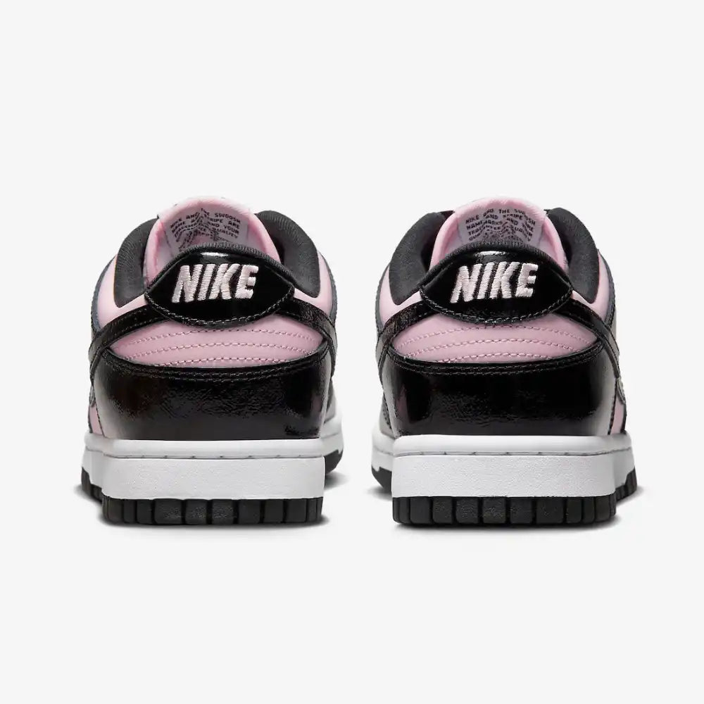 Dunk Low Black Patent Pink