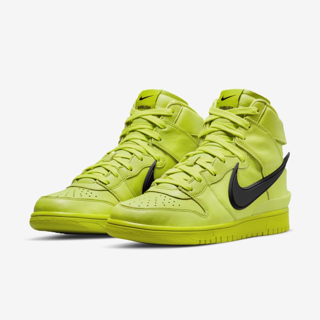 Ambush x Dunk High Flash Lime