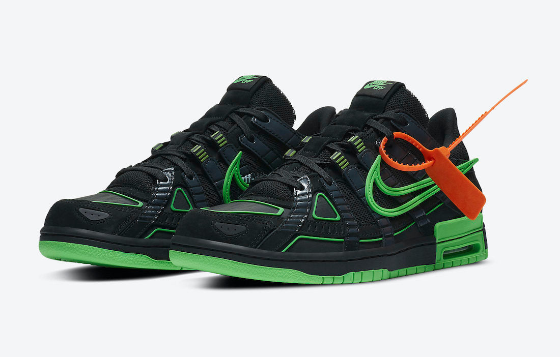 Off White x Rubber Dunk Green Strike