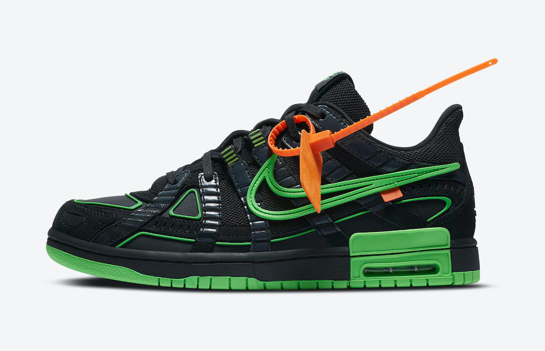Off White x Rubber Dunk Green Strike