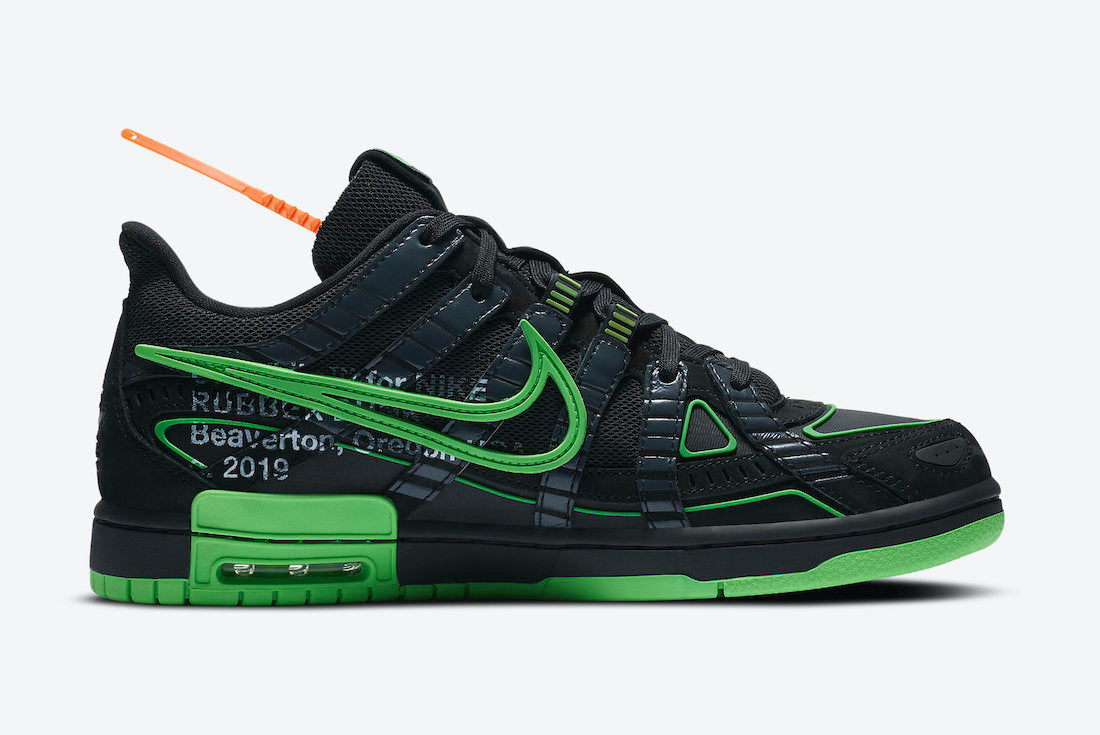 Off White x Rubber Dunk Green Strike